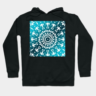 Blue Gradient Mandala Hoodie